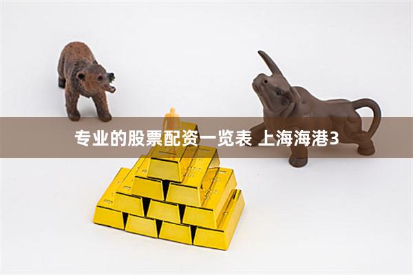 专业的股票配资一览表 上海海港3